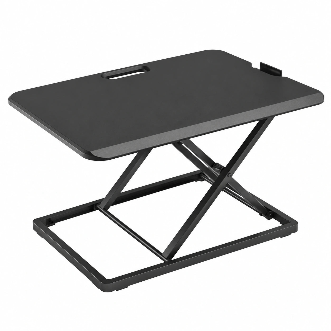 Scrivania Ergonomica Regolabile BONTEC per Ufficio, Supporta fino a 8 kg, Rialzo X-Frame per PC, Tastiere e Laptop