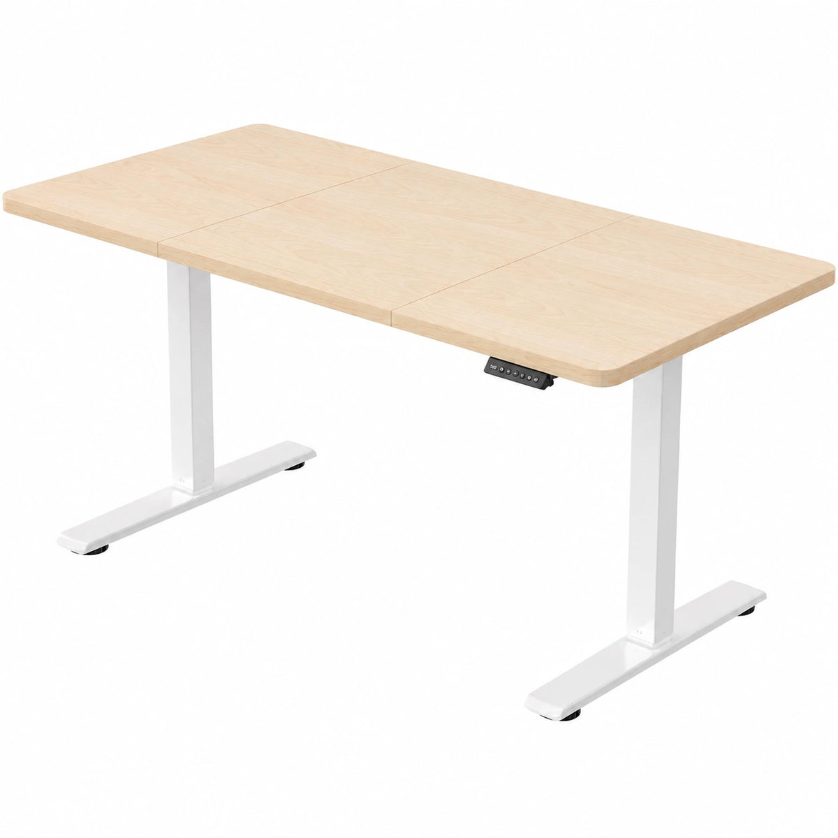 Scrivania Elettrica Regolabile con Porta USB, 140x60 cm