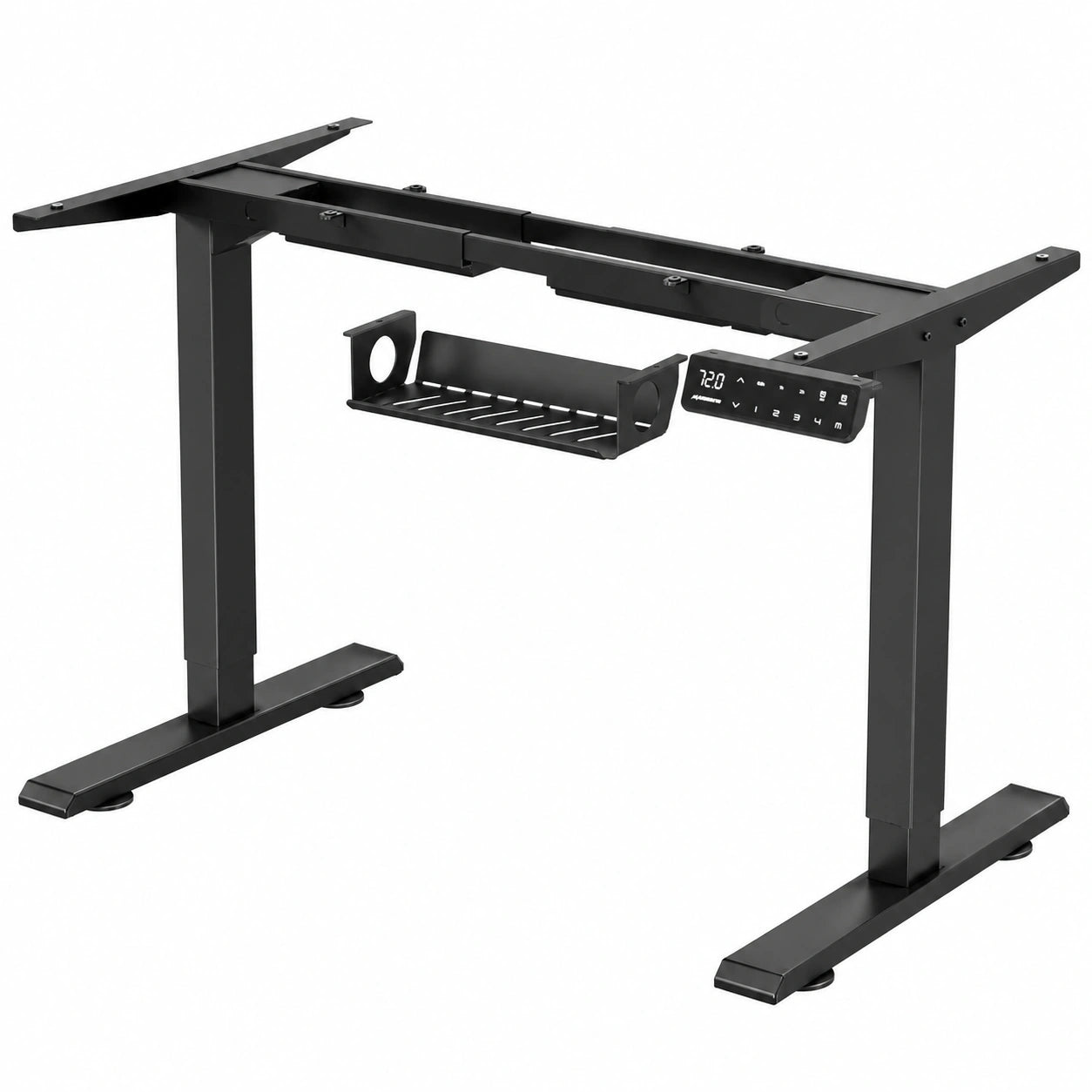 Scrivania Elettrica Regolabile MAIDeSITe, Altezza 72-120 cm, 2 Motori e 4 Tasti Memoria
