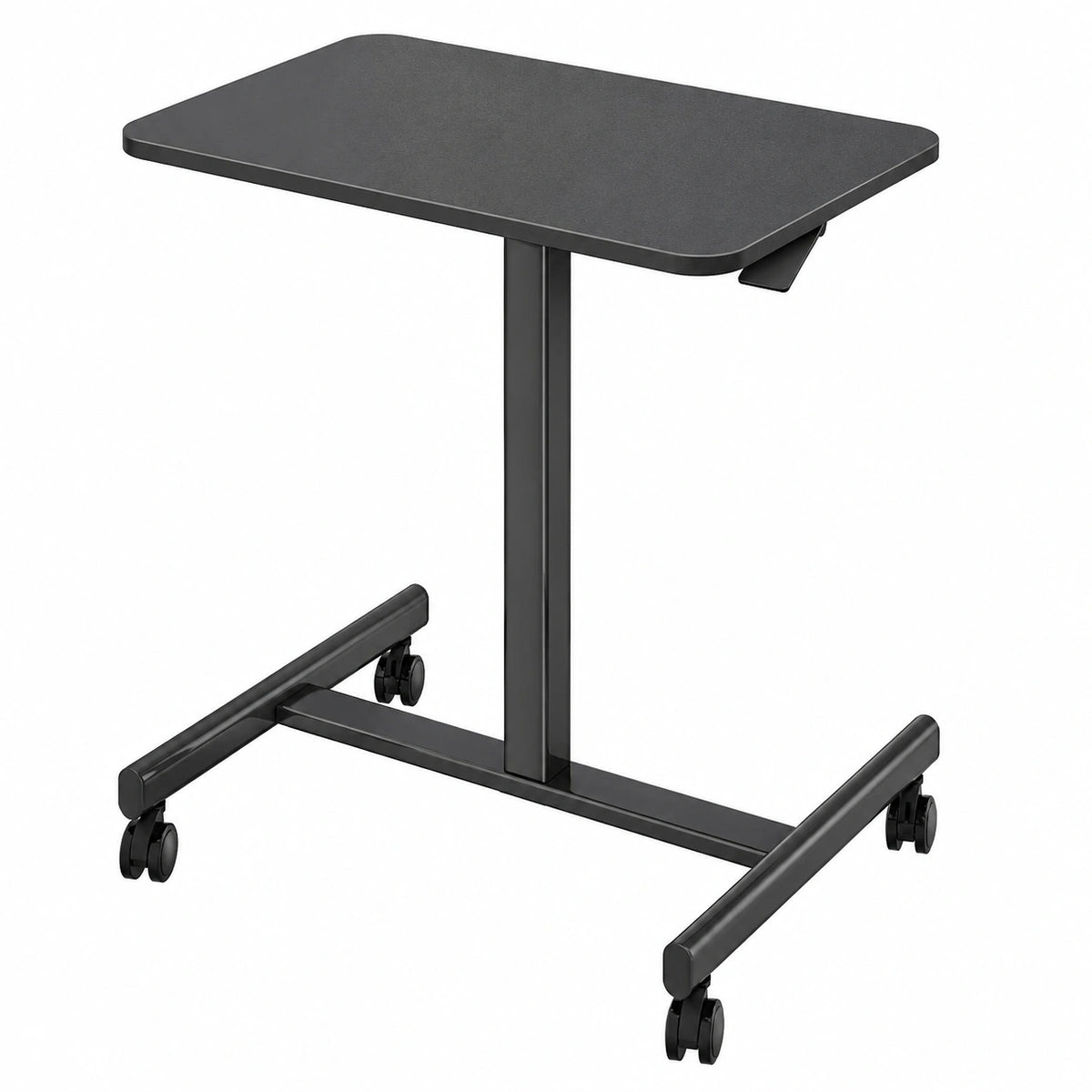 Scrivania Regolabile BONTEC con Ruote, Portatile ed Ergonomica, Tavolino Pieghevole 65x48 cm per Casa e Ufficio
