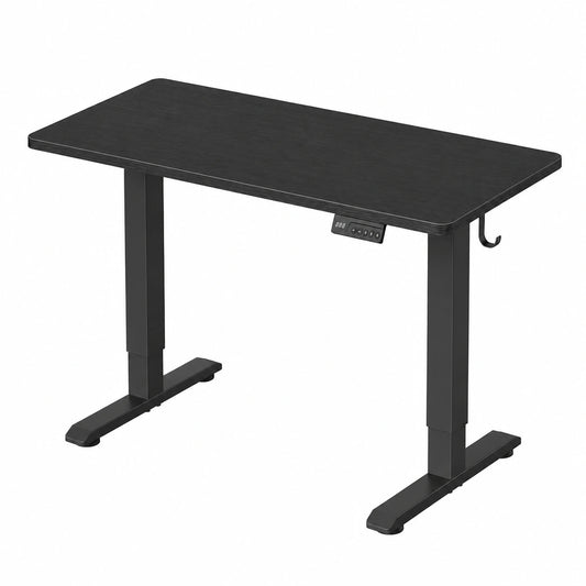 Tavolo da Lavoro Elettrico Regolabile con Memorie, Silenzioso e Robusto per Ufficio e Casa, 100x48 cm
