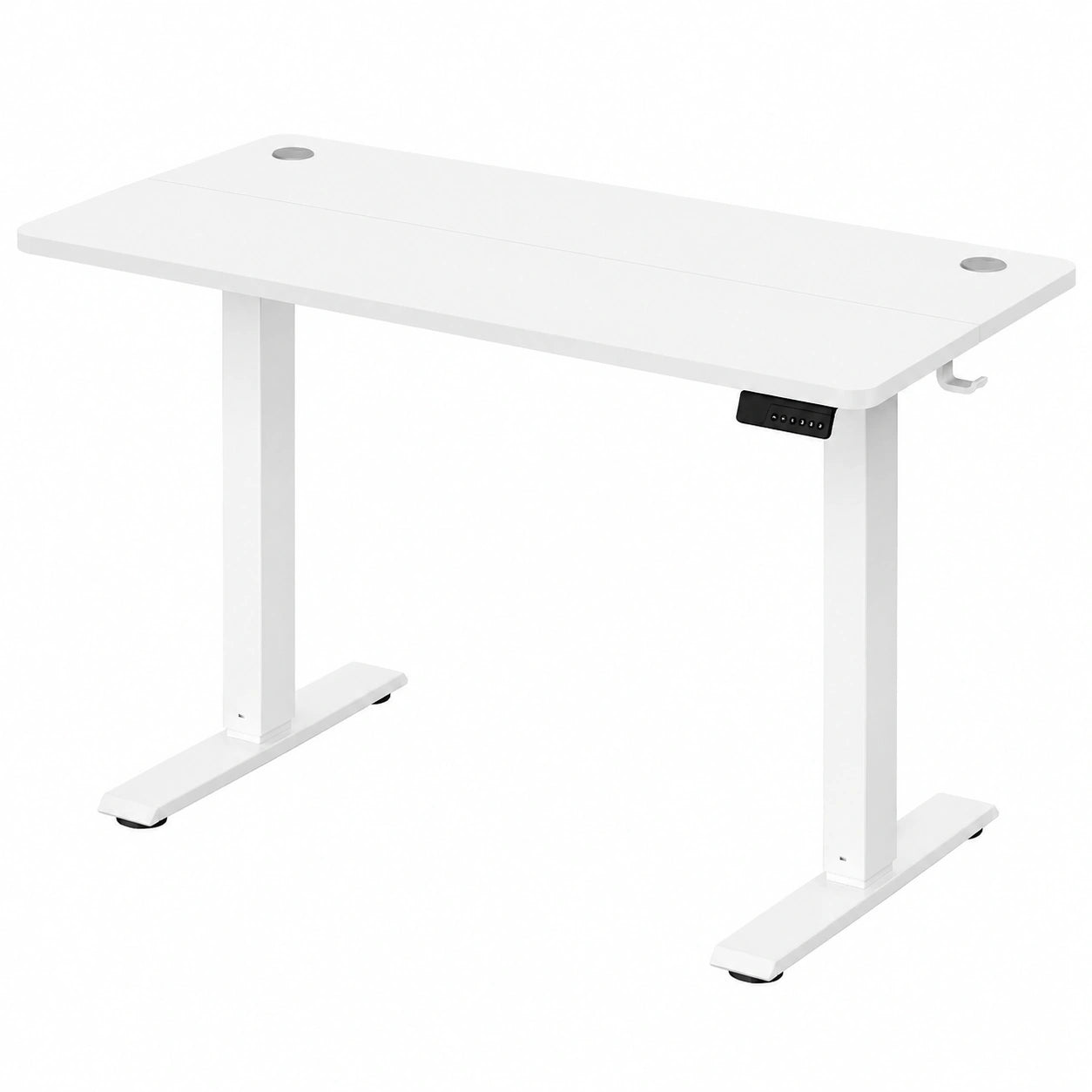 Scrivania Elettrica VASAGLE Regolabile, Funzione Memoria, 100 x 60 cm, Bianco