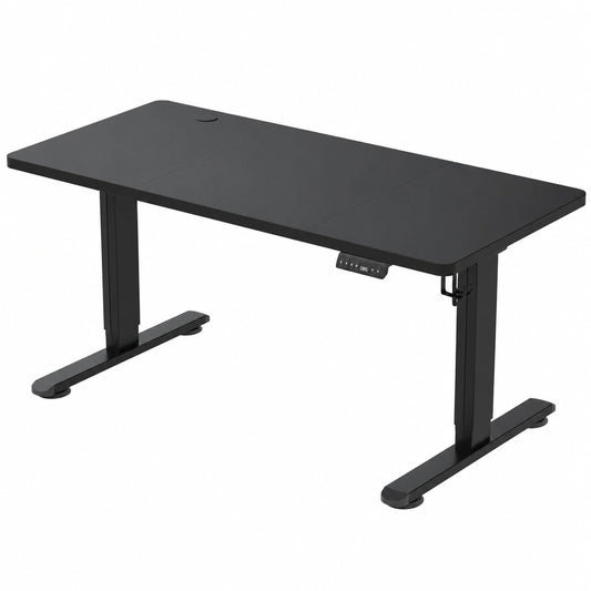 Scrivania Regolabile Airfish 160x80 con Funzione di Memoria, Promemoria per Sedentarietà e Altezza Variabile, Colore Nero