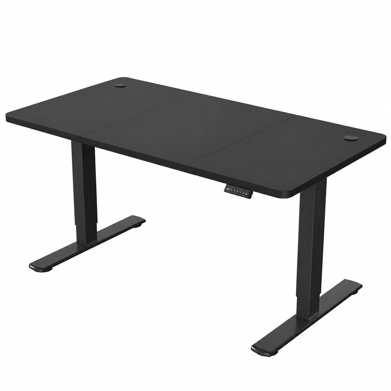 Scrivania Elettrica Regolabile JUMMICO con Memoria e Porta USB, 140x60 cm, Nero